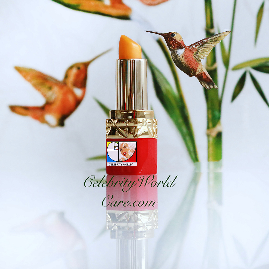 Натуральная увлажняющая губная помада с облепихой и мёдом